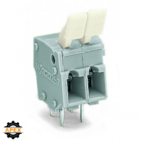 WAGO | 257-404/333-000 | PCB TERMINAL BLOCK; FINGER-OPERATED