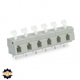 WAGO | 257-656 | PCB TERMINAL BLOCK; PUSH-BUTTON; 2.5 MM&sup2;; P
