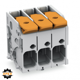 WAGO | 2606-1102/020-004 | PCB TERMINAL BLOCK LEVER 6 MM&sup2; PI