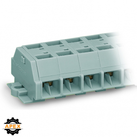 WAGO | 261-202 | 4-CONDUCTOR TERMINAL STRIP; 2-POLE; WITHOUT