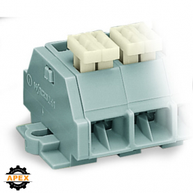 WAGO | 261-203/332-000 | 4-CONDUCTOR TERMINAL STRIP; 3-POLE;