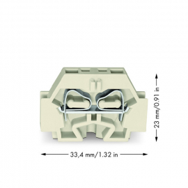 WAGO | 262-130 | 2-CONDUCTOR TERMINAL BLOCK; SUITABLE FOR EX