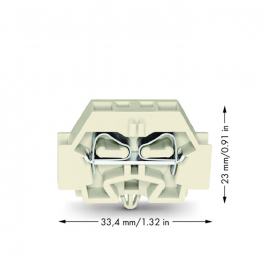 WAGO | 262-180 | 2-CONDUCTOR TERMINAL BLOCK; SUITABLE FOR EX