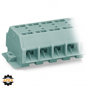 WAGO | 262-202 | 4-CONDUCTOR TERMINAL STRIP; 2-POLE; WITHOUT