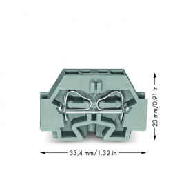 WAGO | 262-301 | 2-CONDUCTOR TERMINAL BLOCK; WITHOUT PUSH-BU