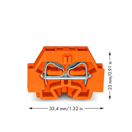 WAGO | 262-306 | 2-CONDUCTOR TERMINAL BLOCK; WITHOUT PUSH-BU