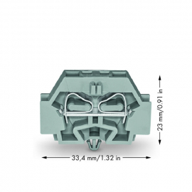 WAGO | 262-311 | 2-CONDUCTOR TERMINAL BLOCK; WITHOUT PUSH-BU