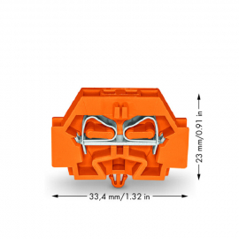 WAGO | 262-316 | 2-CONDUCTOR TERMINAL BLOCK; WITHOUT PUSH-BU