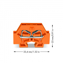 WAGO | 262-326 | SPACE-SAVING, 2-CONDUCTOR END TERMINAL BLOC