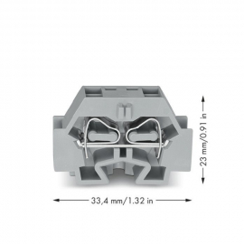 WAGO | 262-331 | 4-CONDUCTOR TERMINAL BLOCK; WITHOUT PUSH-BU