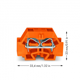 WAGO | 262-336 | 4-CONDUCTOR TERMINAL BLOCK; WITHOUT PUSH-BU