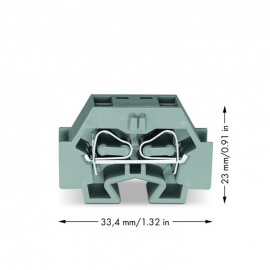 WAGO | 262-351 | SPACE-SAVING, 4-CONDUCTOR END TERMINAL BLOC