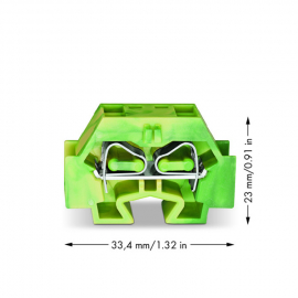 WAGO | 262-357 | 4-CONDUCTOR TERMINAL BLOCK; WITHOUT PUSH-BU