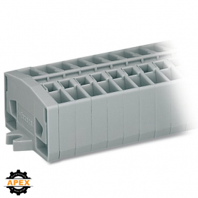 WAGO | 264-104 | 2-CONDUCTOR TERMINAL STRIP; 4-POLE; WITHOUT