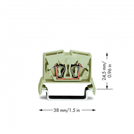 WAGO | 264-125 | 2-CONDUCTOR MINIATURE THROUGH TERMINAL BLOC