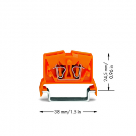 WAGO | 264-716 | 2-CONDUCTOR MINIATURE THROUGH TERMINAL BLOC