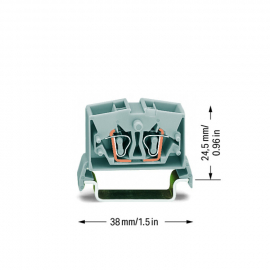 WAGO | 264-731 | 4-CONDUCTOR MINIATURE THROUGH TERMINAL BLOC