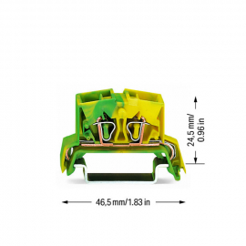 WAGO | 264-737 | 4-CONDUCTOR MINI RAIL-MOUNT TERMINAL BLOCK;