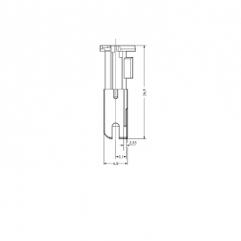 WAGO | 267-101 | SOCKET MODULE, WITHOUT GROUND CONTACT, GRAY