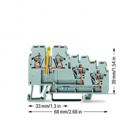 WAGO | 270-560/281-507 | 3-CONDUCTOR SENSOR TERMINAL BLOCK;