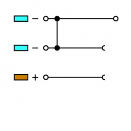 WAGO | 270-564 | 3-CONDUCTOR SENSOR SUPPLY TERMINAL BLOCK; I