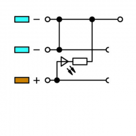 WAGO | 270-564/281-483 | 3-CONDUCTOR SENSOR SUPPLY TERMINAL