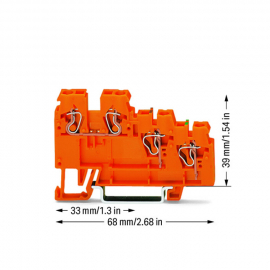 WAGO | 270-586 | 3-CONDUCTOR SENSOR/ACTUATOR TERMINAL BLOCK;