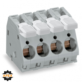 WAGO | 2716-108 | PCB TERMINAL BLOCK; LEVER; 16 MM²; PIN SPA