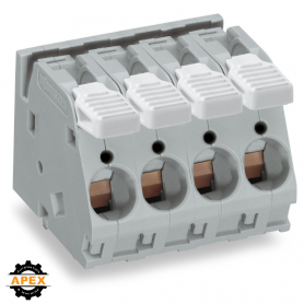 WAGO | 2716-152 | PCB TERMINAL BLOCK; LEVER; 16 MM²; PIN SPA