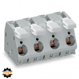 WAGO | 2716-206 | PCB TERMINAL BLOCK; LEVER; 16 MM²; PIN SPA