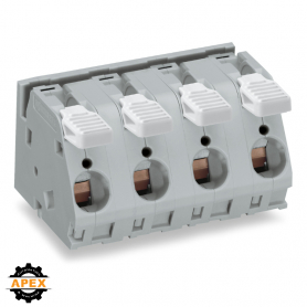 WAGO | 2716-255 | PCB TERMINAL BLOCK; LEVER; 16 MM²; PIN SPA
