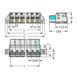 WAGO | 2721-202/031-000 | 1-CONDUCTOR FEMALE PLUG; 100% PROT