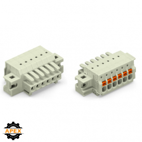 WAGO | 2734-107/031-000 | 1-CONDUCTOR FEMALE CONNECTOR, PUSH