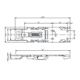 WAGO | 2789-1128 | MOUNTING CARRIER 1.5 MM THICK CARBON STEE