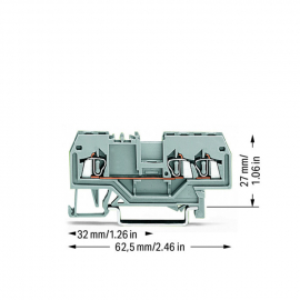 WAGO | 279-681 | 3-CONDUCTOR THROUGH TERMINAL BLOCK; 1.5 MM²