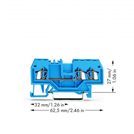 WAGO | 279-684 | 3-CONDUCTOR THROUGH TERMINAL BLOCK; 1.5 MM²