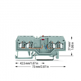 WAGO | 279-809/281-413 | COMPONENT TERMINAL BLOCK; 4-CONDUCT