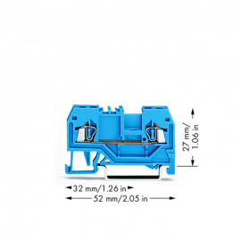 WAGO | 279-904 | 2-CONDUCTOR THROUGH TERMINAL BLOCK; 1.5 MM²