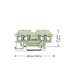 WAGO | 279-990 | 4-CONDUCTOR THROUGH TERMINAL BLOCK; 1.5 MM²