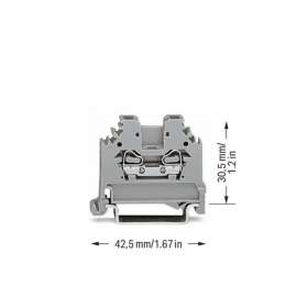 WAGO | 280-101 | 2-CONDUCTOR THROUGH TERMINAL BLOCK; 2.5 MM²