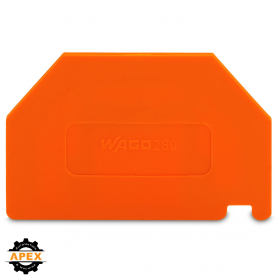 WAGO | 280-322 | SEPARATOR PLATE; 2 MM THICK; OVERSIZED; ORA