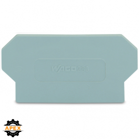 WAGO | 280-338 | SEPARATOR PLATE; 2 MM THICK; OVERSIZED; GRA