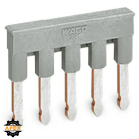 WAGO | 280-485 | COMB-STYLE JUMPER BAR; INSULATED; 5-WAY; IN