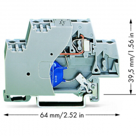 WAGO | 280-502/281-585 | COMPONENT TERMINAL BLOCK; DOUBLE-DE