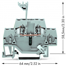 WAGO | 280-502/281-607 | COMPONENT TERMINAL BLOCK; DOUBLE-DE