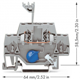 WAGO | 280-502/281-609 | COMPONENT TERMINAL BLOCK; DOUBLE-DE