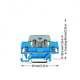 WAGO | 280-531 | DOUBLE-DECK TERMINAL BLOCK; FOR DIN-RAIL 35