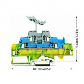 WAGO | 280-547 | TRIPLE-DECK TERMINAL BLOCK; GROUND CONDUCTO