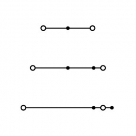 WAGO | 280-550 | TRIPLE-DECK TERMINAL BLOCK; THROUGH/THROUGH