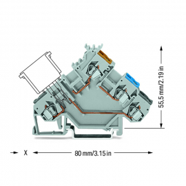 WAGO | 280-561 | 3-CONDUCTOR SENSOR TERMINAL BLOCK; FOR COMP